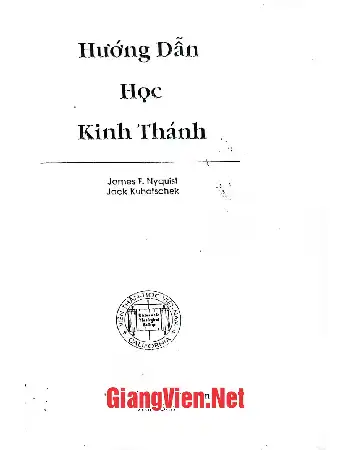 Ảnh bìa của Hướng dẫn học kinh Thánh