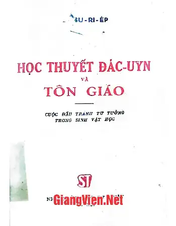 Ảnh bìa của Học thuyết Đác Uyn và tôn giáo, Cuộc đấu tranh tư tưởng trong sinh vật học