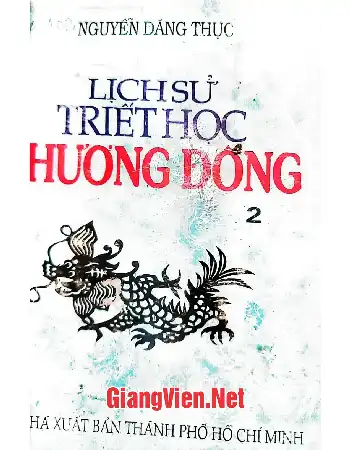 Ảnh bìa của Lịch sử triết học phương Đông, T. II: Trung Hoa thời kỳ hoàn thành của triết học từ Chiến Quốc đến Tiền Hán