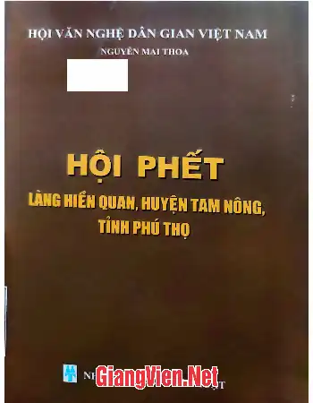 Ảnh bìa của Hội Phết làng Hiền Quan, huyện Tam Nông, tỉnh Phú Thọ
