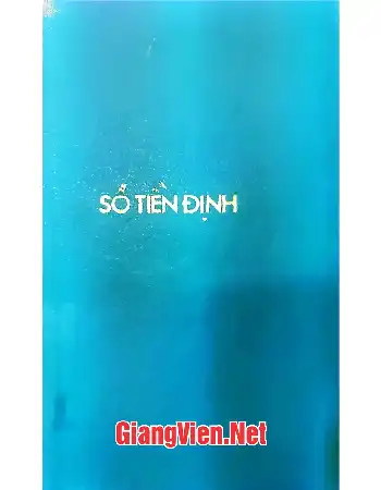 Ảnh bìa của Số tiền định