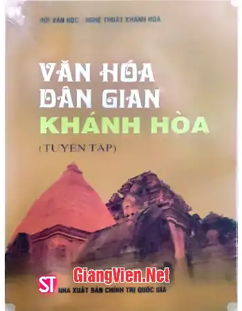 Ảnh bìa của Văn hóa dân gian Khánh Hòa tuyển tập
