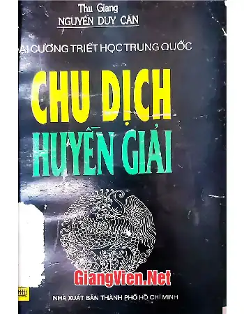 Ảnh bìa của Chu dịch huyền giải, Đại cương triết học Trung Quốc