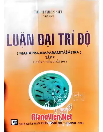Ảnh bìa của Luận đại trí độ, tập 5: cuốn 81 đến cuốn 100