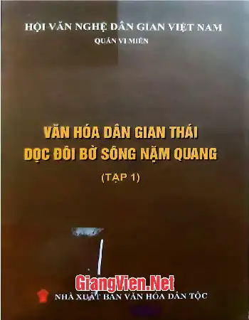 Ảnh bìa của Văn hóa dân gian Thái dọc đôi bờ sông Nặm Quang Tập 1