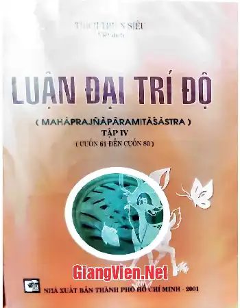 Ảnh bìa của Luận đại trí độ, tập 4: cuốn 61 đến cuốn 80