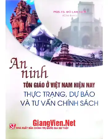 Ảnh bìa của An ninh tôn giáo ở Việt Nam hiện nay thực trạng, dự báo và tư vấn chính sách