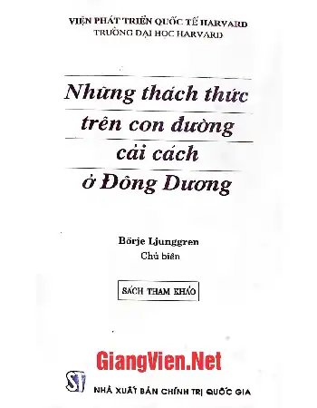 Ảnh bìa của Những thách thức trên con đường cải cách ở Đông Dương