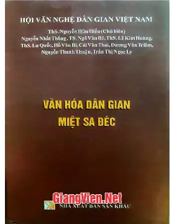 Ảnh bìa của Văn hóa dân gian Miệt Sa Đéc