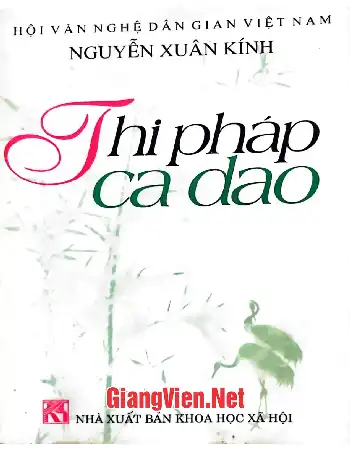 Ảnh bìa của Thi pháp ca dao