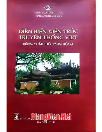 Ảnh bìa của Diễn biến kiến trúc truyền thống Việt vùng Châu thô Sông Hồng