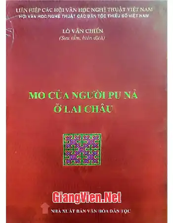 Ảnh bìa của Mo của người Pu Nả ở Lai Châu