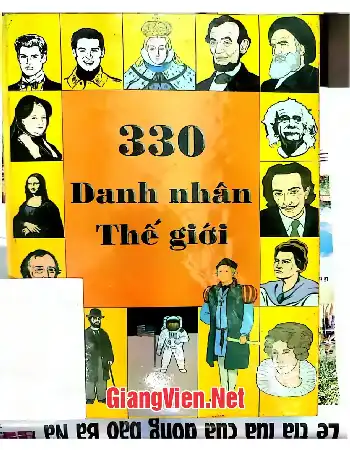 Ảnh bìa của 330 danh nhân thế giới