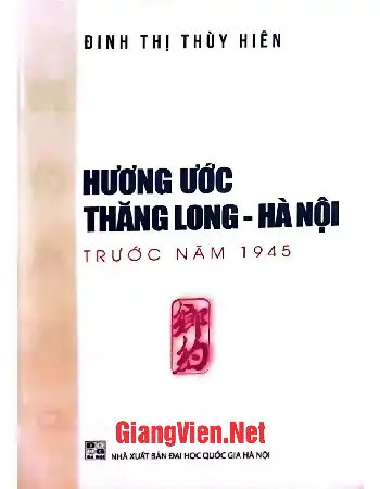 Ảnh bìa của Hương ước Thăng Long - Hà Nội trước năm 1945