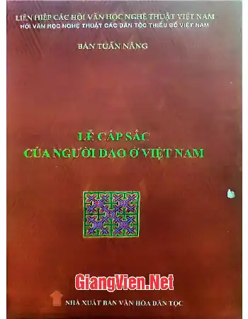 Ảnh bìa của Lễ cấp sắc của người Dao ở Việt Nam