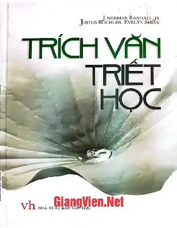 Ảnh bìa của Trích văn triết học