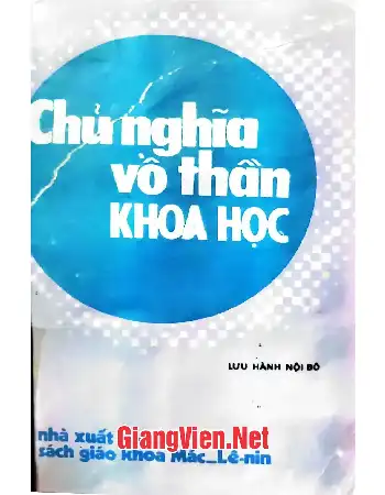 Ảnh bìa của Chủ nghĩa vô thần khoa học