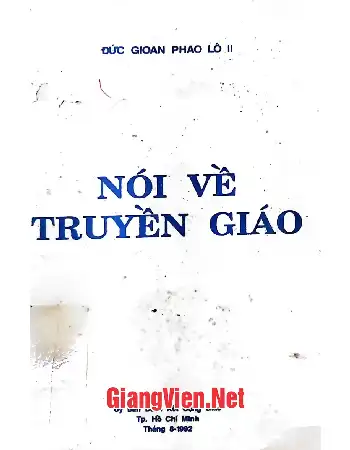 Ảnh bìa của Nói về truyền giáo