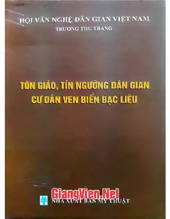 Ảnh bìa của Tôn giáo, tín ngưỡng dân gian cư dân ven biển Bạc Liêu