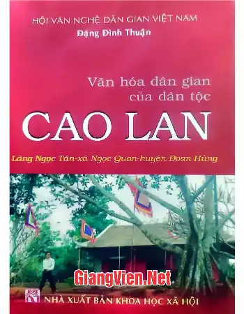 Ảnh bìa của Văn hóa dân gian của dân tộc Cao Lan làng Ngọc Tân, xã Ngọc Quan, huyện Đoan Hùng