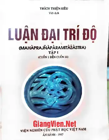 Ảnh bìa của Luận đại trí độ, tập 1: cuốn 1 đến cuốn 20