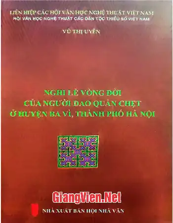 Ảnh bìa của Nghi lễ vòng đời của người Dao Quần Chẹt ở huyện Ba Vì, thành phố Hà Nội.