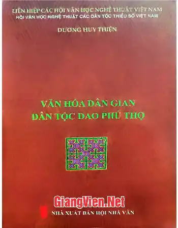 Ảnh bìa của Văn hóa dân gian dân tộc Dao Phú Thọ