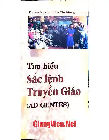 Ảnh bìa của Tìm hiểu sắc lệnh truyền giáo