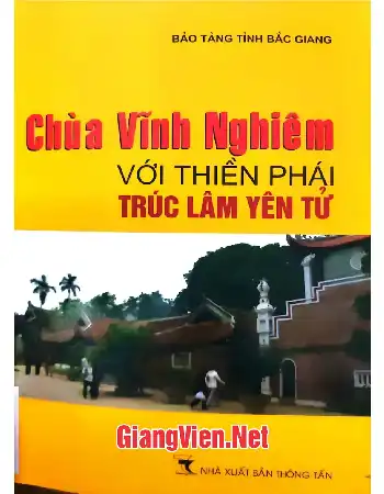 Ảnh bìa của Chùa Vĩnh Nghiêm với thiền phái Trúc Lâm Yên Tử