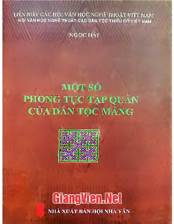 Ảnh bìa của Một số phong tục tập quán của dân tộc Mảng