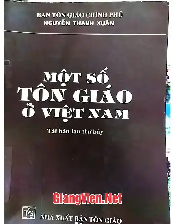 Ảnh bìa của Một số tôn giáo ở Việt Nam