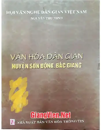 Ảnh bìa của Văn hóa dân gian huyện Sơn Động, Bắc Giang