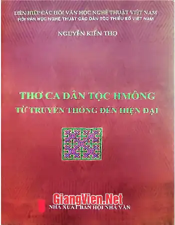 Ảnh bìa của Thơ ca dân tộc HMông từ truyền thống đến hiện đại