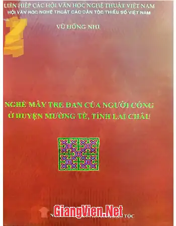 Ảnh bìa của Nghề mây tre đan của người Cống ở huyện Mường Tè tỉnh Lai Châu
