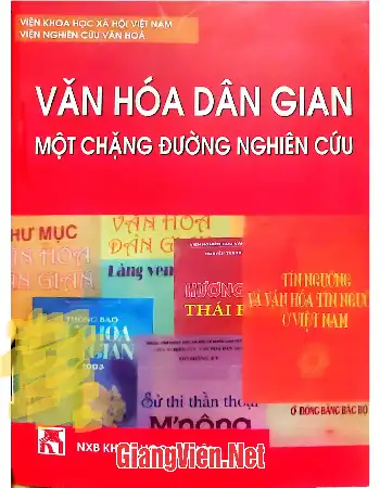 Ảnh bìa của Văn hóa dân gian một chặng đường nghiên cứu