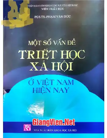 Ảnh bìa của Một số vấn đề triết học xã hội ở Việt Nam hiện nay