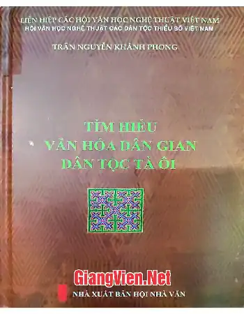 Ảnh bìa của Tìm hiểu về văn hóa dân gian dân tộc Tà Ôi