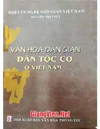 Ảnh bìa của Văn hóa dân gian dân tộc Co ở Việt Nam