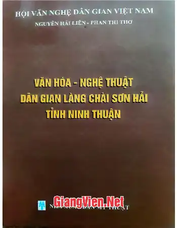 Ảnh bìa của Văn hóa - nghệ thuật dân gian làng chài Sơn Hải, tỉnh Ninh Thuận