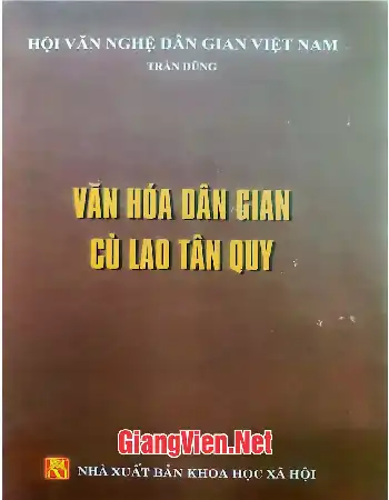 Ảnh bìa của Văn hóa dân gian Cù lao Tân Quy