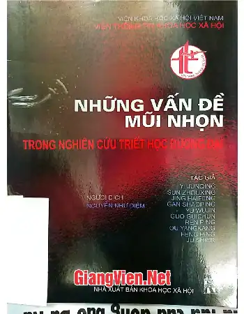 Ảnh bìa của Những vấn đề mũi nhọn trong nghiên cứu triết học đương đại