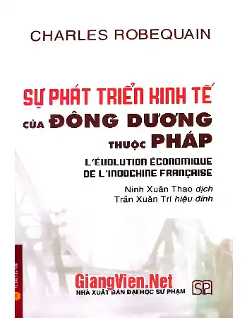 Ảnh bìa của Sự phát triển kinh tế của Đông Dương thuộc Pháp