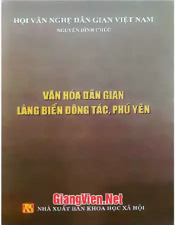 Ảnh bìa của Văn hóa dân gian làng biển Đông Tác, Phú Yên