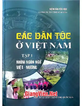 Ảnh bìa của Các dân tộc ở Việt Nam - Tập 1: Nhóm ngôn ngữ Việt - Mường