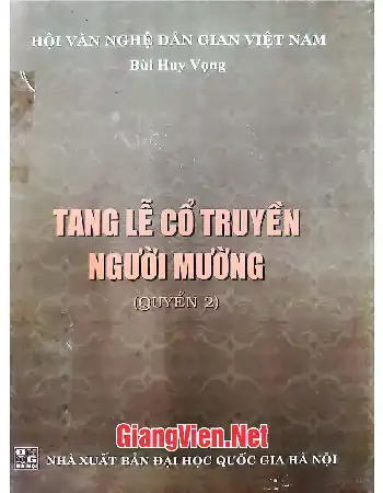 Ảnh bìa của Tang lễ cổ truyền người Mường Quyển 2