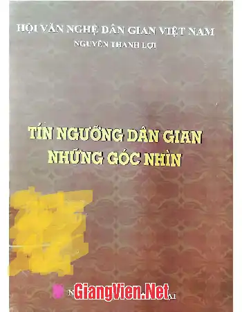 Ảnh bìa của Tín ngưỡng dân gian những góc nhìn