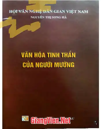Ảnh bìa của Văn hóa tinh thần của người Mường
