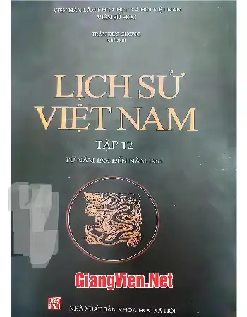 Ảnh bìa của Lịch sử Việt Nam tập 12 từ năm 1954 đến năm 1965