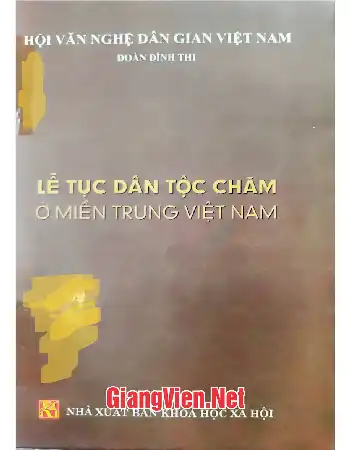 Ảnh bìa của Lễ tục dân tộc Chăm ở miền Trung Việt Nam
