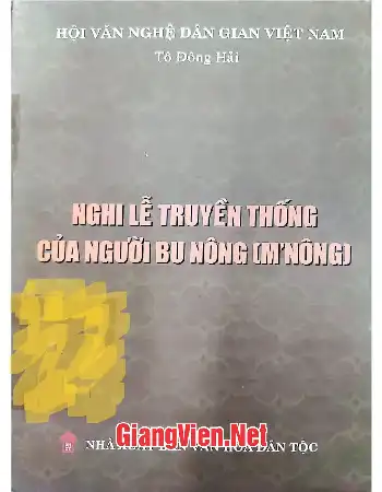 Ảnh bìa của Nghi lễ truyền thống của người Bu Nông MNông